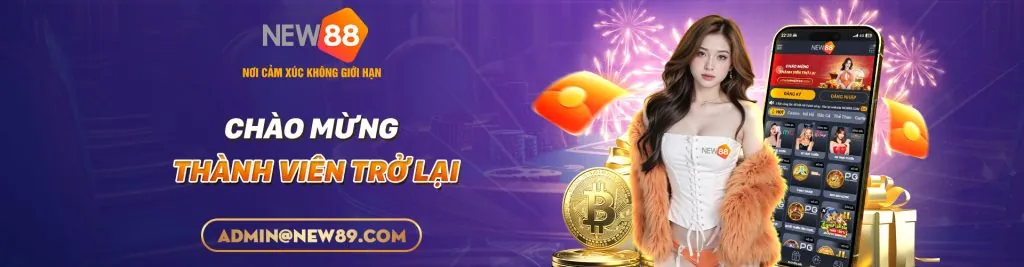 Hình ảnh banner khuyến mãi với các phần thưởng vàng và tiền xu