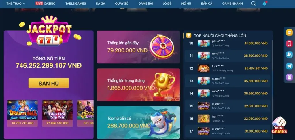Bộ sưu tập các trò chơi bắn cá khác nhau tại 99vn code với đồ họa đa dạng